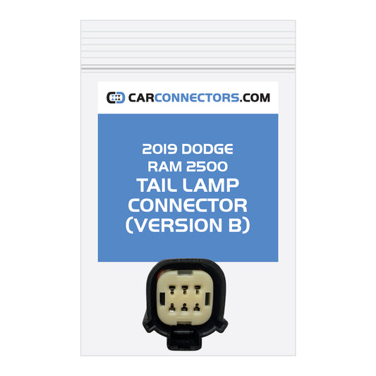 Tail Lamp (Version B) Connector for 2019 Dodge Ram 2500