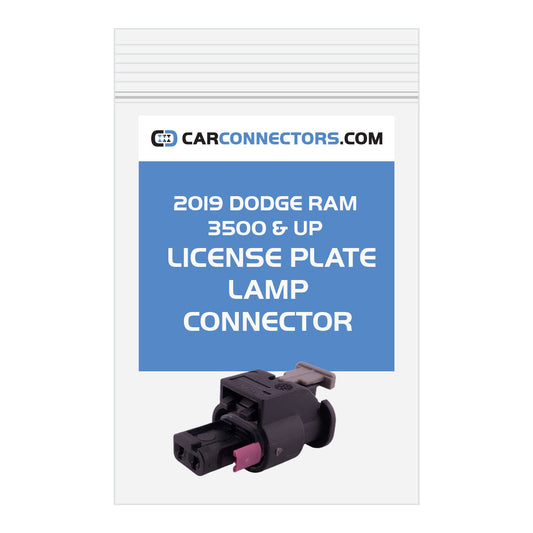 License Plate Lamp Connector for 2019 Dodge Ram 3500 & Up