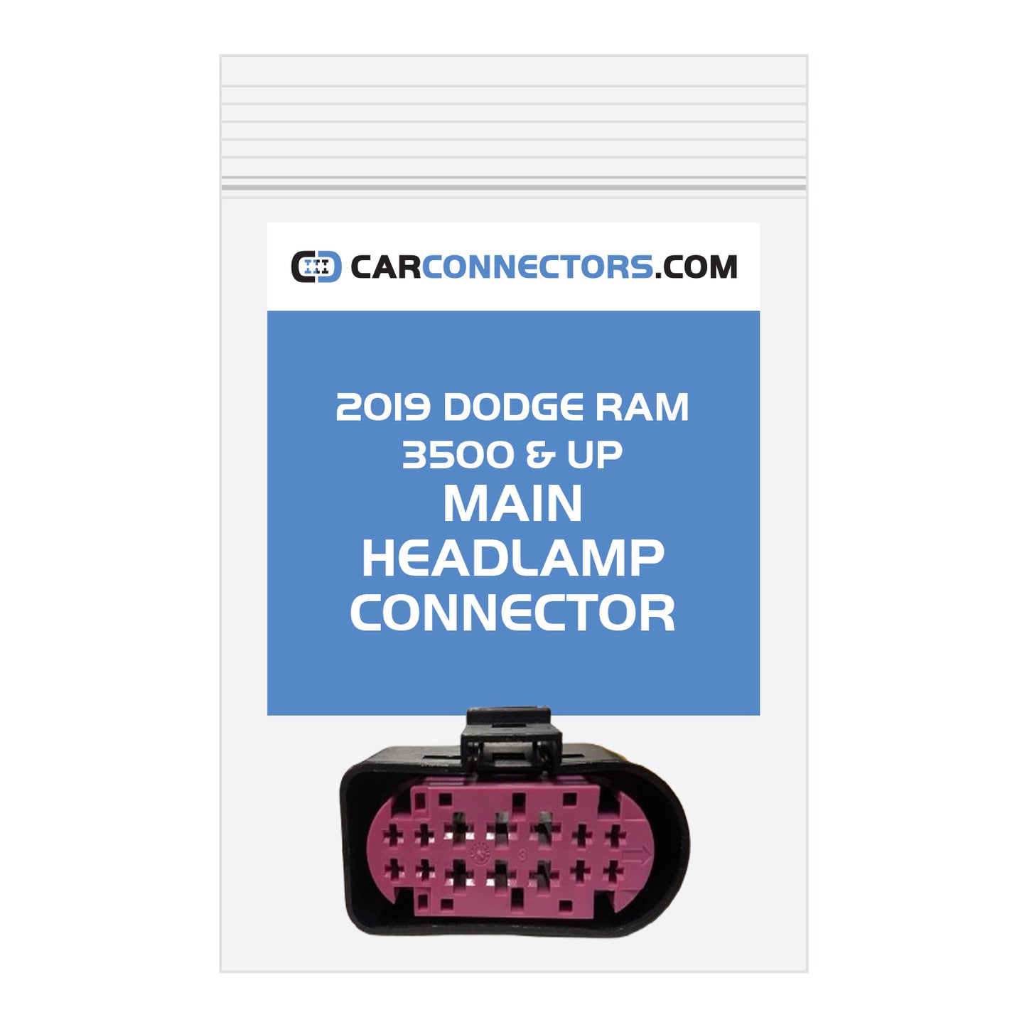 Main Headlamp Connector for 2019 Dodge Ram 3500 & Up