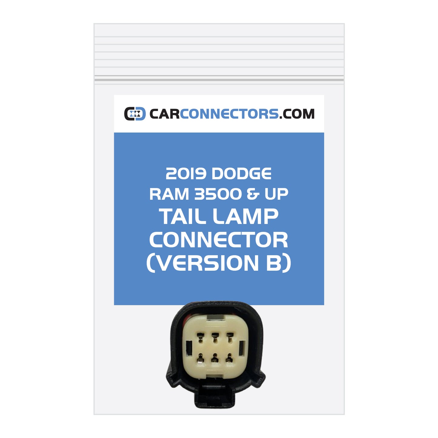 Tail Lamp (Version B) Connector for 2019 Dodge Ram 3500 & Up