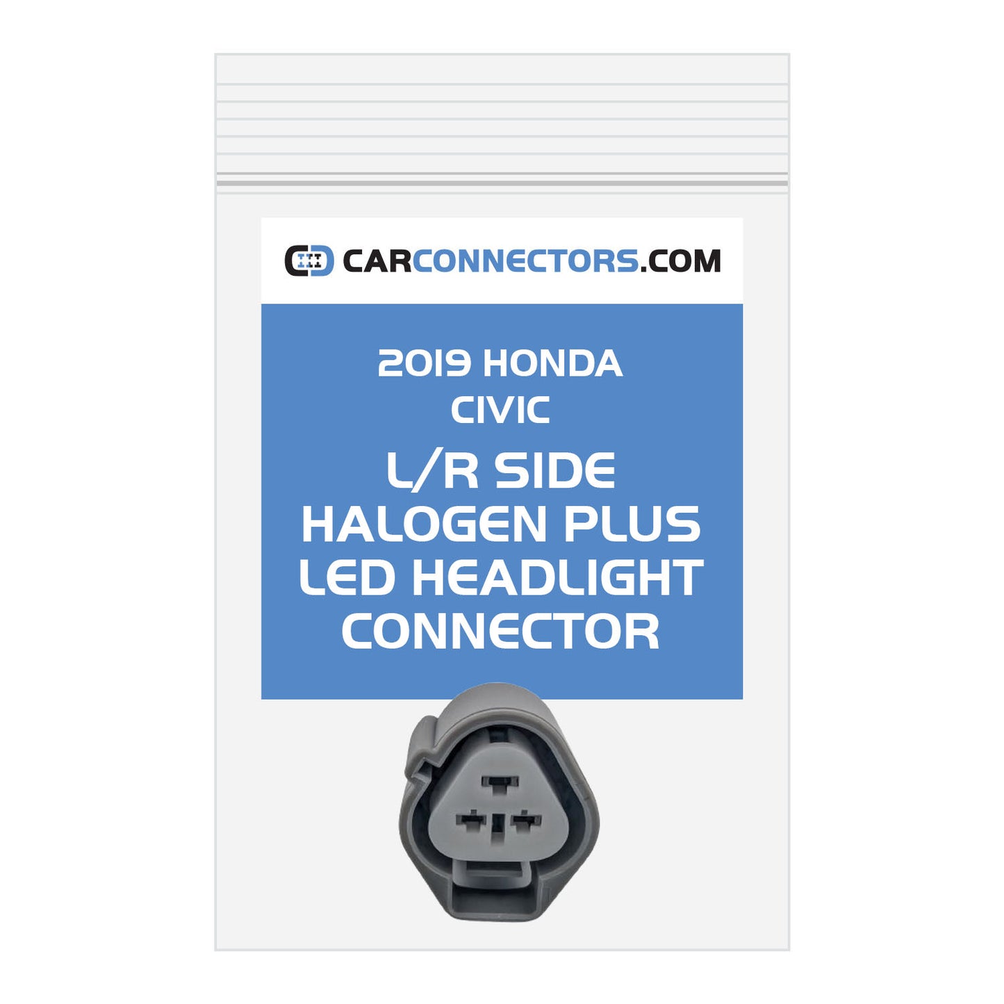 LR Side Halogen Plus Led Headlight Connector for 2019 Honda Civic