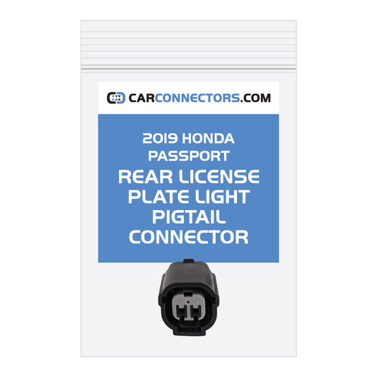 Rear License Plate Light Pigtail Connector for 2019 Honda Passport