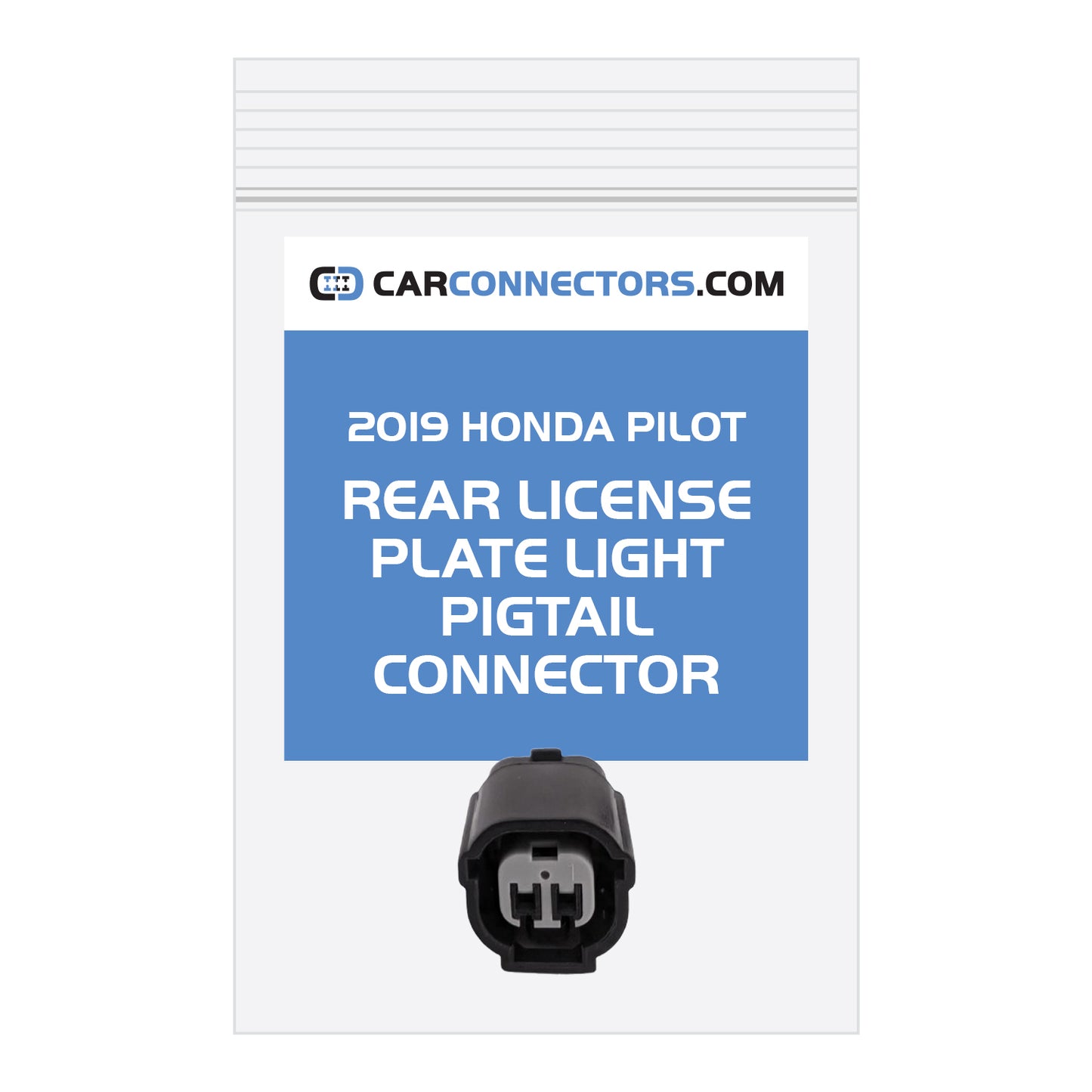 Rear License Plate Light Pigtail Connector for 2019 Honda Pilot