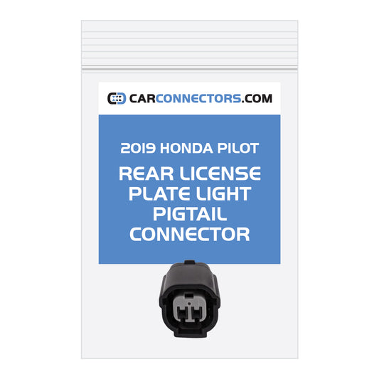 Rear License Plate Light Pigtail Connector for 2019 Honda Pilot