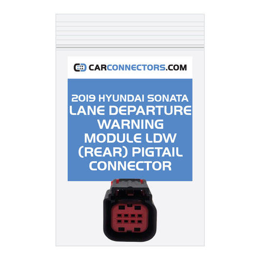 Lane Departure Warning Module LDW (REAR) Pigtail Connector for 2019 Hyundai Sonata