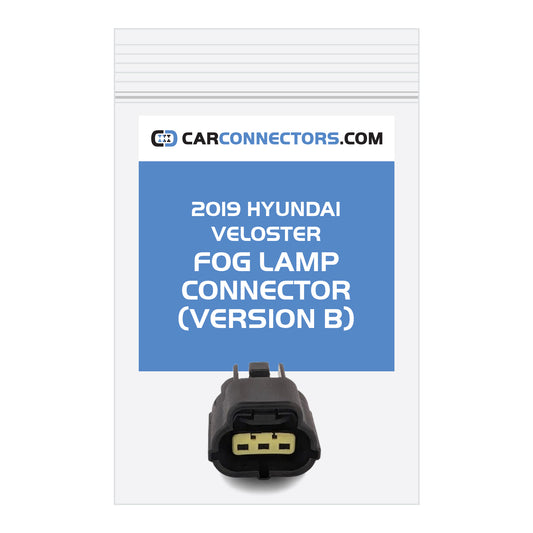 Fog Lamp (Version B) Connector for 2019 Hyundai Veloster