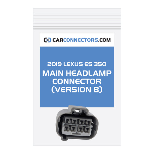 Main Headlamp (Version B) Connector for 2019 Lexus ES 350