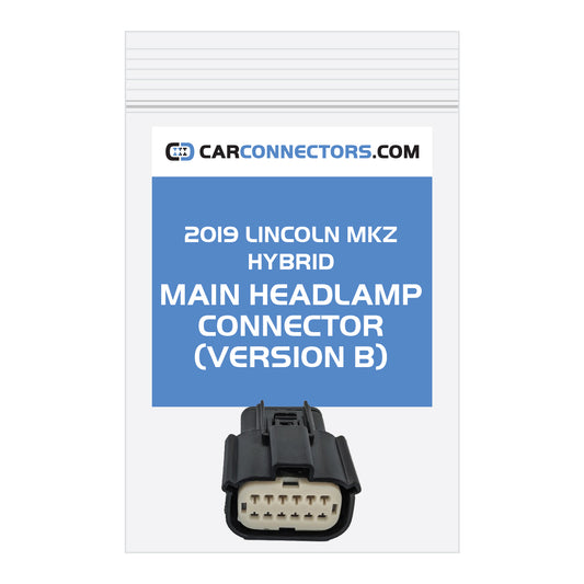 Main Headlamp (Version B) Connector for 2019 Lincoln MKZ Hybrid