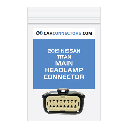 Main Headlamp Connector for 2019 Nissan Titan