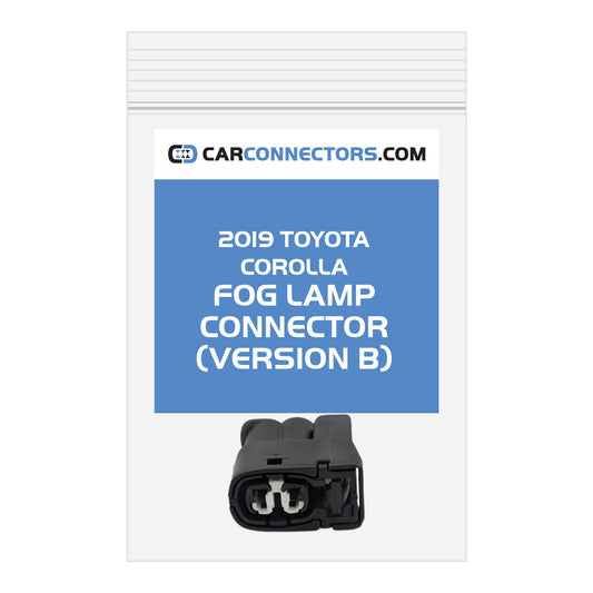 Fog Lamp (Version B) Connector for 2019 Toyota Corolla