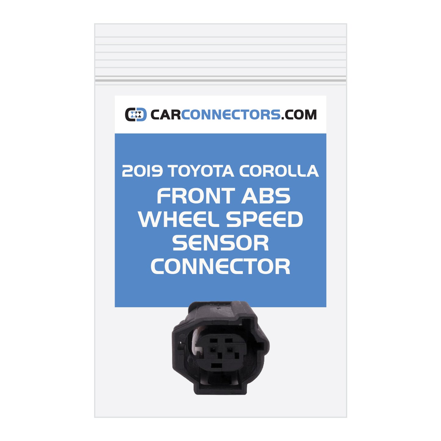 Front ABS Wheel Speed Sensor Connector for 2019 Toyota Corolla