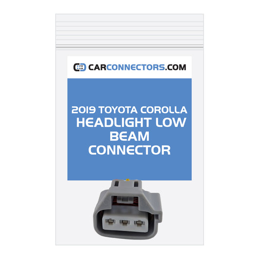 Headlight Low Beam Connector for 2019 Toyota Corolla