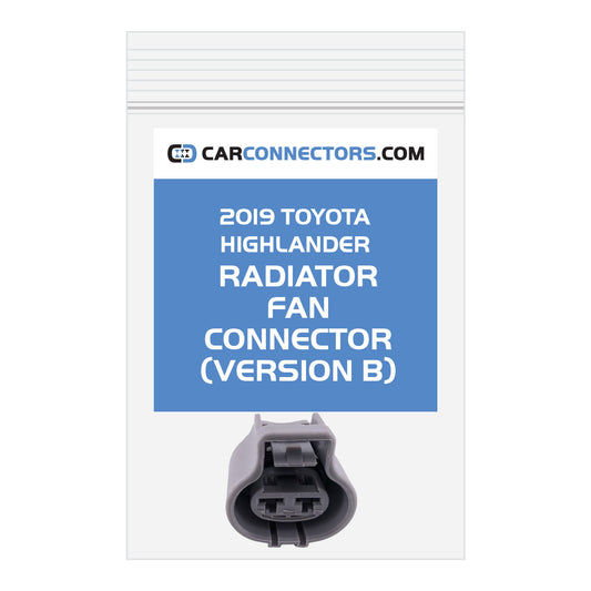 Radiator Fan (Version B) Connector for 2019 Toyota Highlander