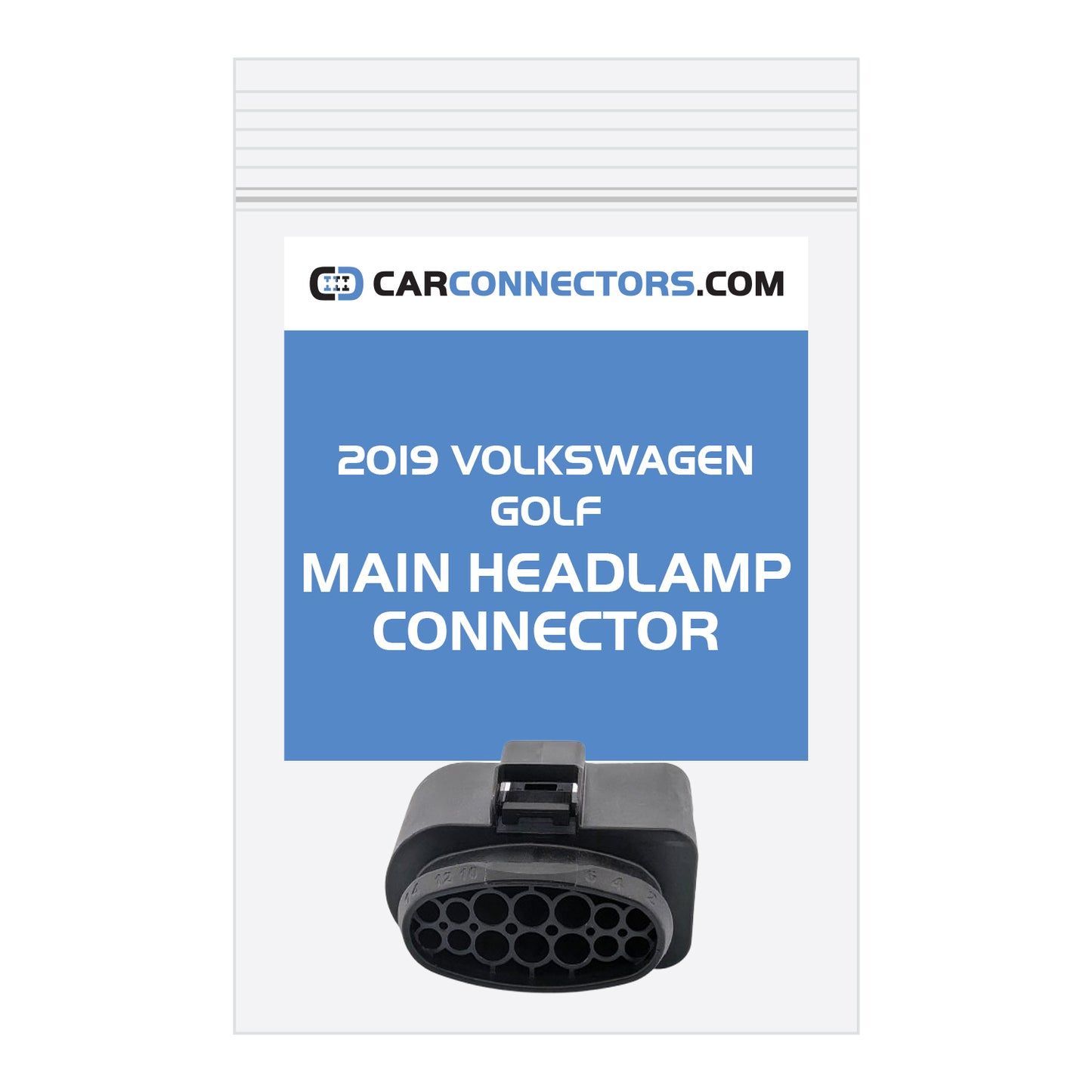 Main Headlamp Connector for 2019 Volkswagen Golf