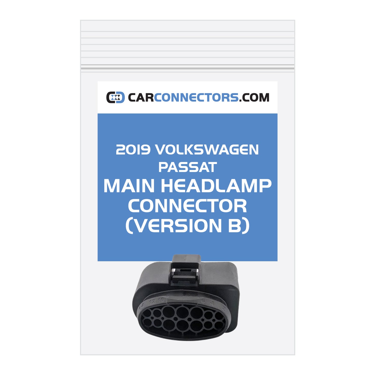 Main Headlamp (Version B) Connector for 2019 Volkswagen Passat