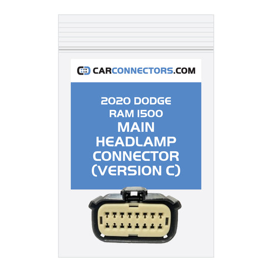 Main Headlamp (Version C) Connector for 2020 Dodge Ram 1500