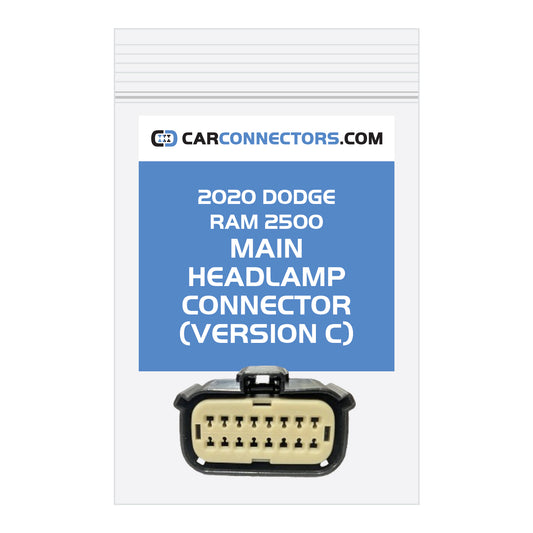 Main Headlamp (Version C) Connector for 2020 Dodge Ram 2500