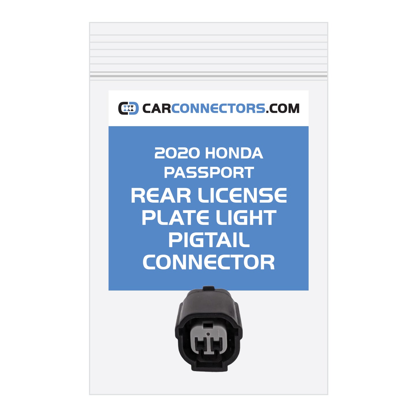 Rear License Plate Light Pigtail Connector for 2020 Honda Passport