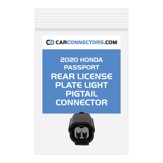 Rear License Plate Light Pigtail Connector for 2020 Honda Passport