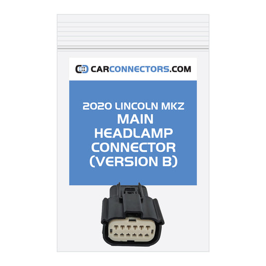 Main Headlamp (Version B) Connector for 2020 Lincoln MKZ