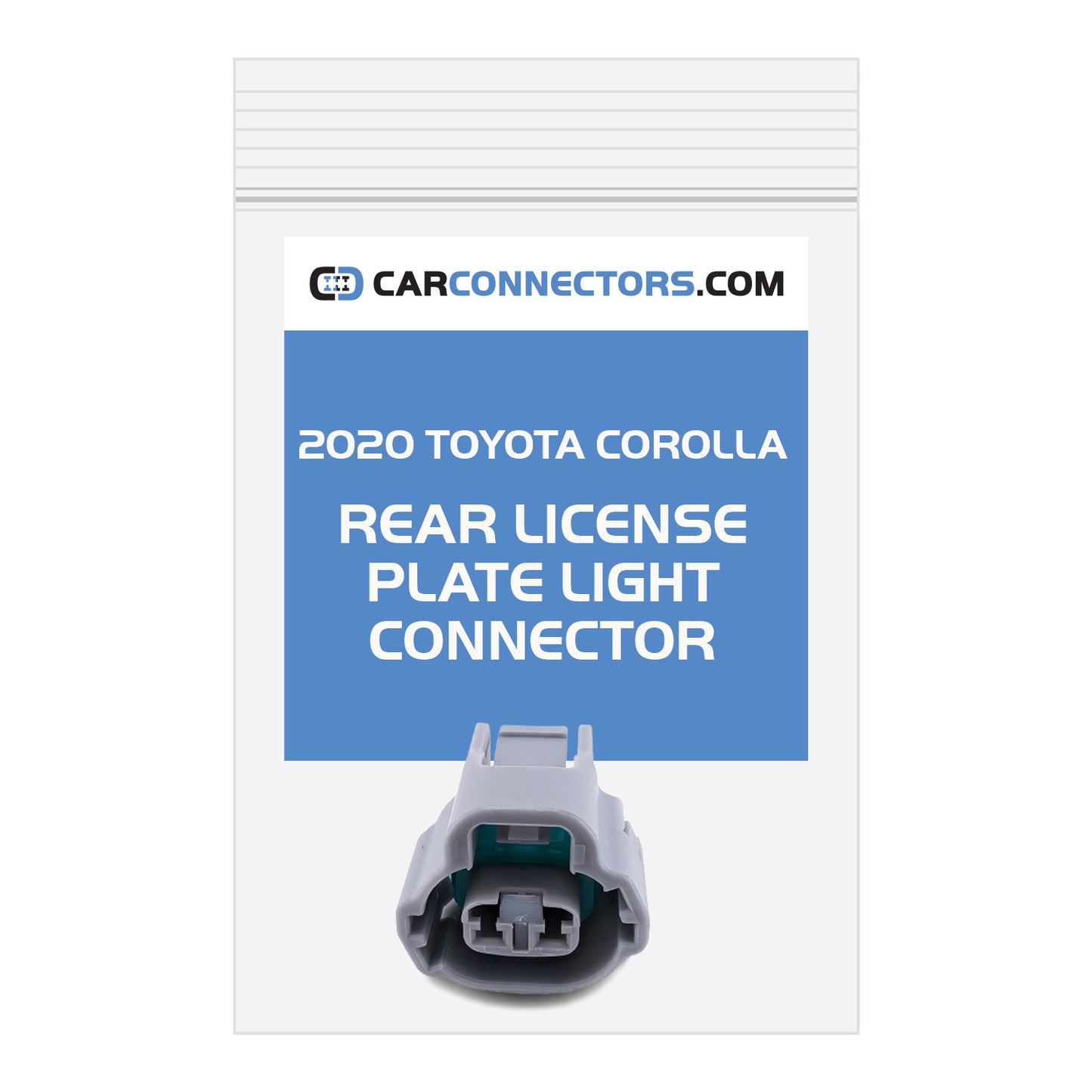 Rear License Plate Light Connector for 2020 Toyota Corolla