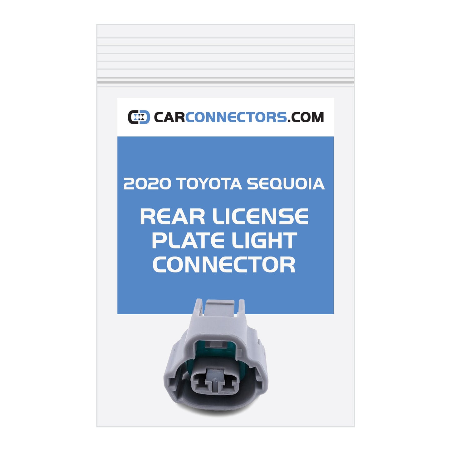 Rear License Plate Light Connector for 2020 Toyota Sequoia