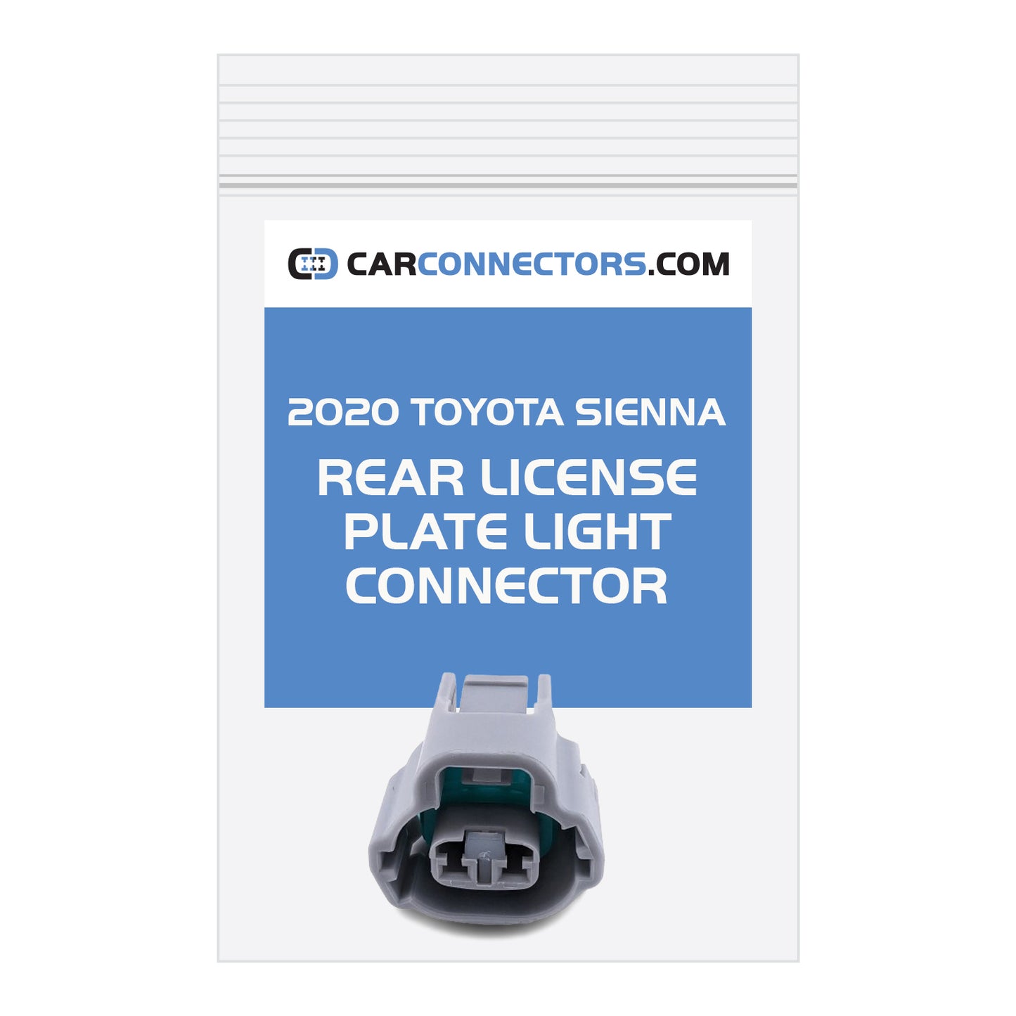 Rear License Plate Light Connector for 2020 Toyota Sienna