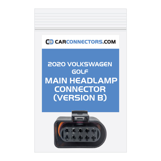 Main Headlamp (Version B) Connector for 2020 Volkswagen Golf