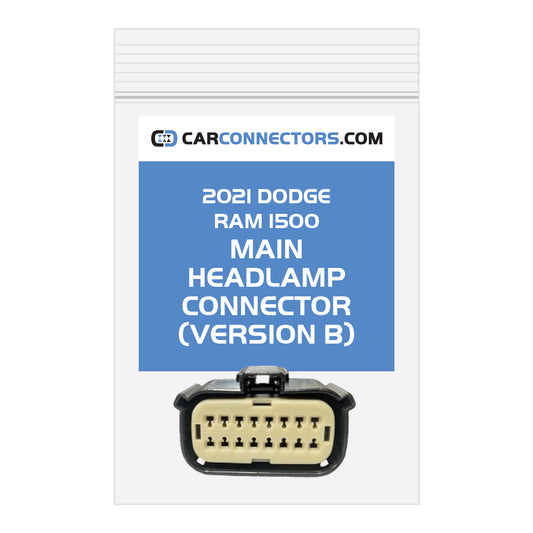 Main Headlamp (Version B) Connector for 2021 Dodge Ram 1500
