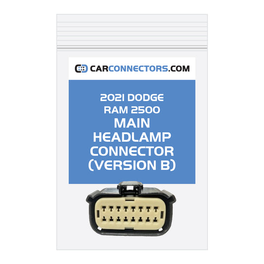 Main Headlamp (Version B) Connector for 2021 Dodge Ram 2500