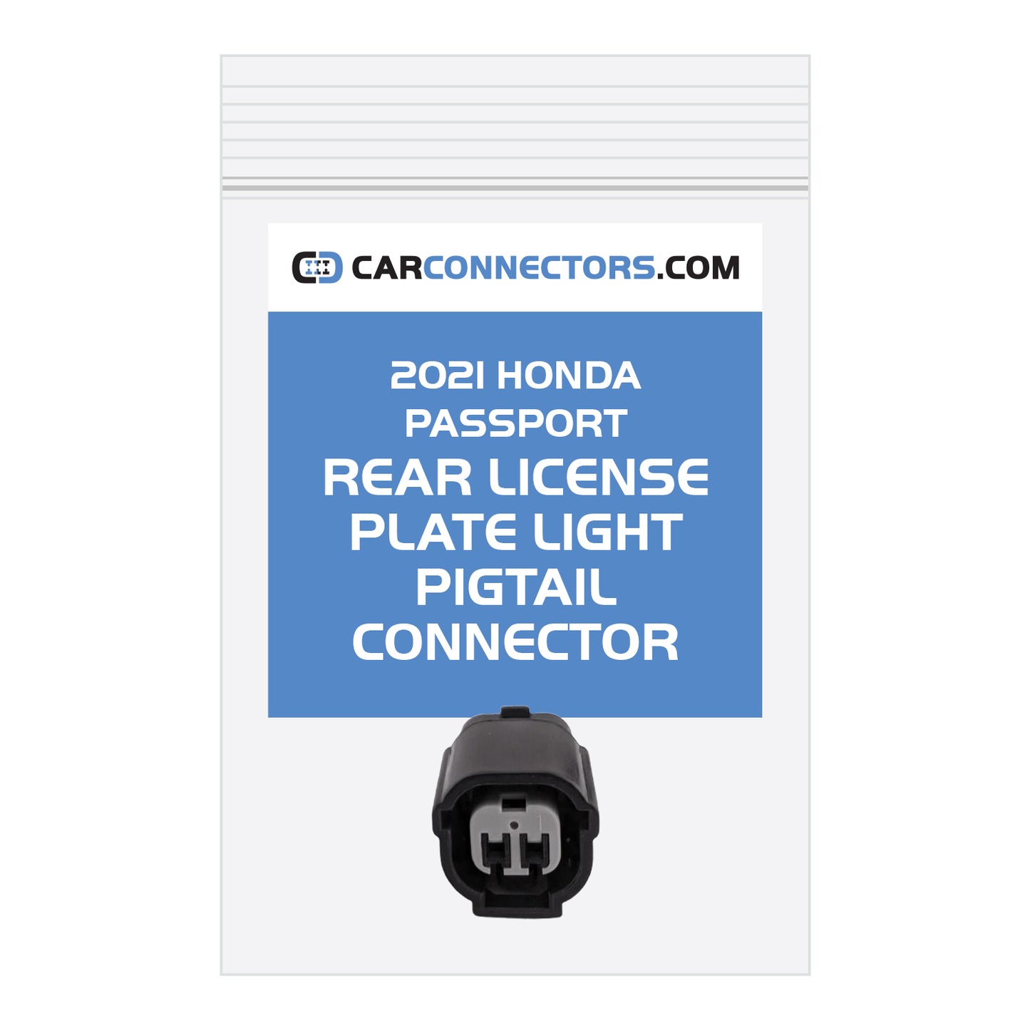 Rear License Plate Light Pigtail Connector for 2021 Honda Passport