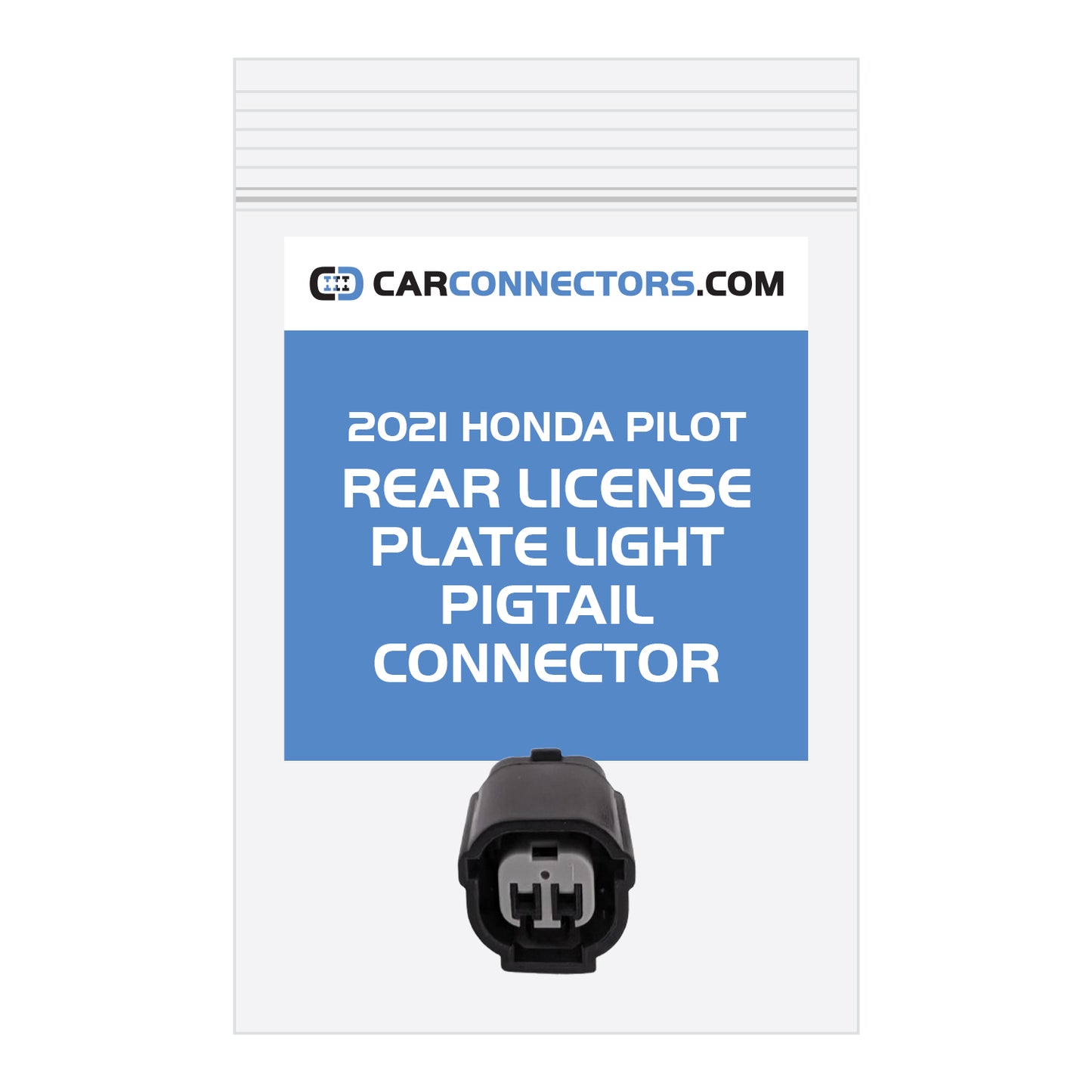 Rear License Plate Light Pigtail Connector for 2021 Honda Pilot
