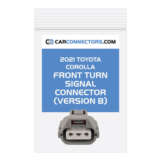 Front Turn Signal (Version B) Connector for 2021 Toyota Corolla