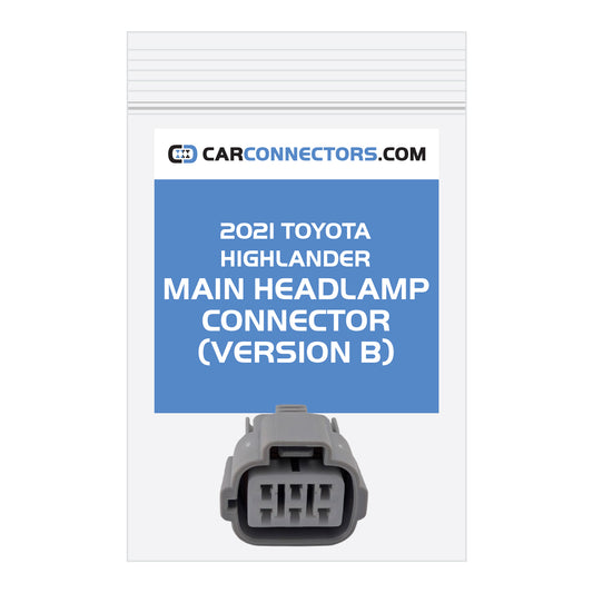 Main Headlamp (Version B) Connector for 2021 Toyota Highlander