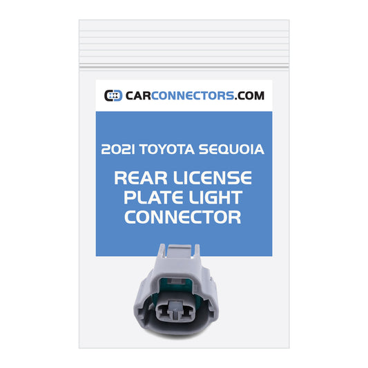Rear License Plate Light Connector for 2021 Toyota Sequoia
