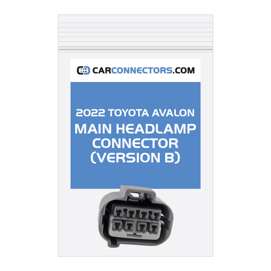 Main Headlamp (Version B) Connector for 2022 Toyota Avalon