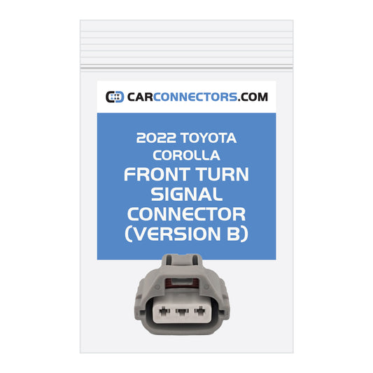 Front Turn Signal (Version B) Connector for 2022 Toyota Corolla
