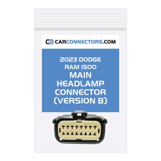 Main Headlamp (Version B) Connector for 2023 Dodge Ram 1500