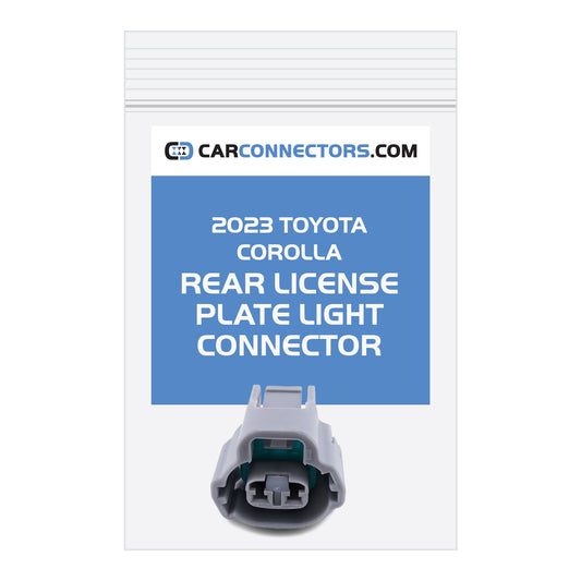 Rear License Plate Light Connector for 2023 Toyota Corolla